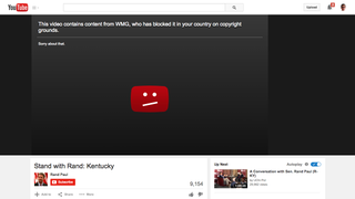 Rand Paul's Presidential Campaign Video Just Got Pulled From YouTube
